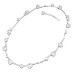 Swarovski collier Constella Mixed round cuts, hvitt - 5638696