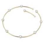 Swarovski collier Constella Mixed round cuts, gult - 5622720