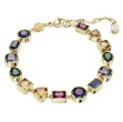 Swarovski armband Stilla Mixed cuts, Multicolored, Gold-tone plated - 5662925