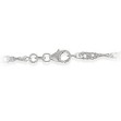 Singapore kjede i hvitt gull 14 kt, 42 cm, bredde 3.1 mm - 14HV3142