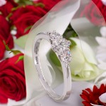 Diamantring forlovelsesring Azur 0,47 ct TW-Si