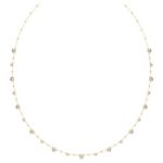 Swarovski collier Imber strandage Round cut, White, Gold-tone plated - 5680091