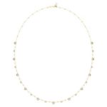 Swarovski collier Imber strandage Round cut, White, Gold-tone plated - 5680091