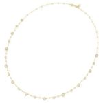 Swarovski collier Imber strandage Round cut, White, Gold-tone plated - 5680091