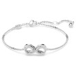 Swarovski armbånd Hyperbola Infinity, White, Rhodium plated - 5679664