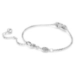 Swarovski armbånd Hyperbola Infinity, White, Rhodium plated - 5679664