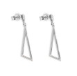 Diamantøredobber i 9 kt gull med diamanter 0,05 ct W-SI - 736903hvg