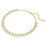 Swarovski collier Imber necklace Round cut, White, Gold-tone plated - 5682585