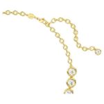 Swarovski collier Imber necklace Round cut, White, Gold-tone plated - 5682585