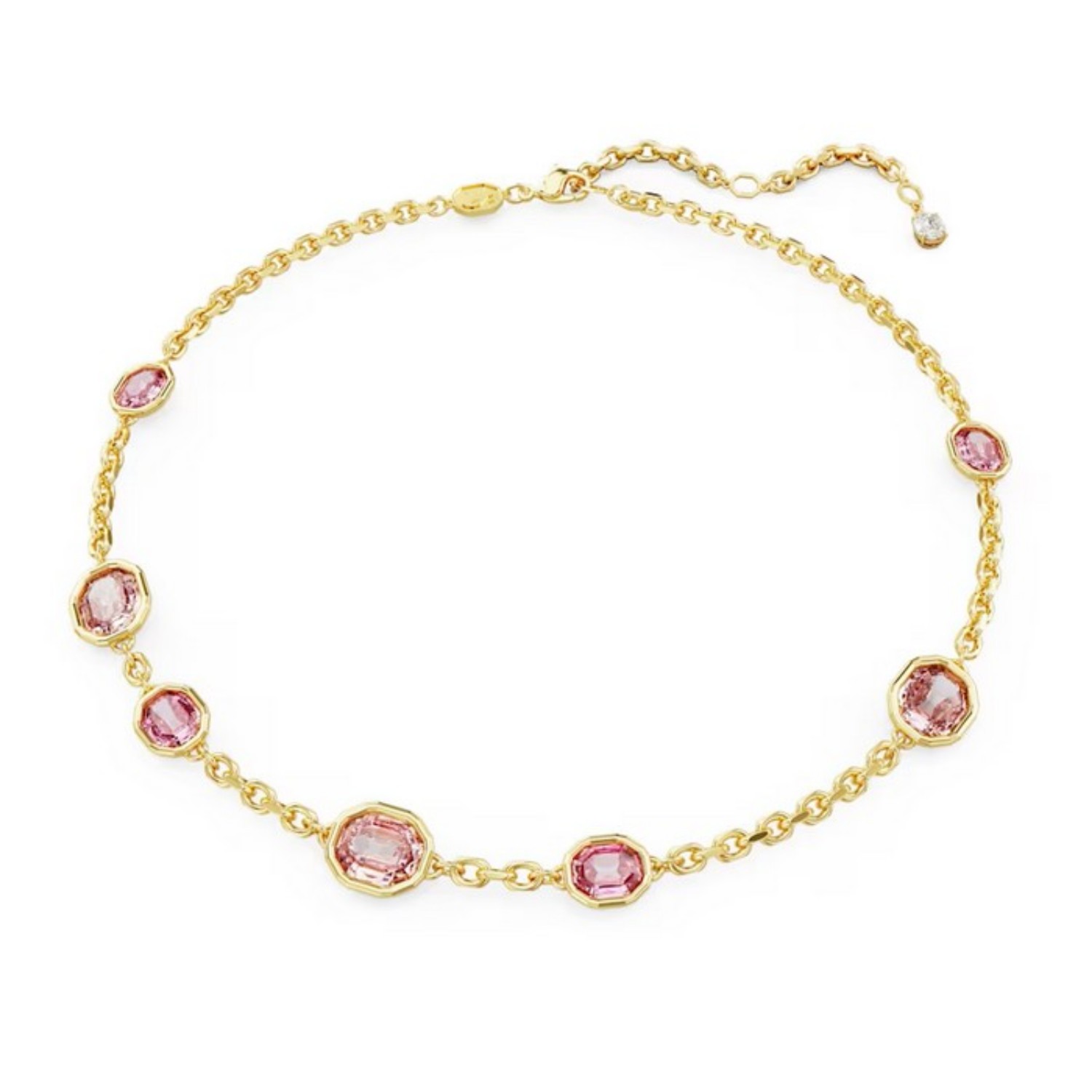 Swarovski collier Imber Octagon cut, Pink, Gold-tone plated - 5684239