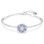 Swarovski armbånd Idyllia Flower, Blue, Rhodium plated - 5680014