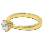 Diamantring forlovelsesring Frøya 0,50 ct River (D)-Si1 - 31060500