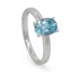 Gullring i 14 kt med topas - bur585789