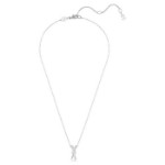 Swarovski smykke Hyperbola pendant Mixed cuts, Twist, White, Rhodium plated - 5689723