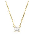 Swarovski smykke Stilla pendant Square cut, White, Gold-tone plated - 5693153