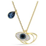 Swarovski smykke Symbolica pendant Evil eye, Blue, Gold-tone plated - 5692178