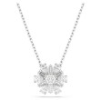 Swarovski smykke Idyllia pendant Mixed cuts, Snowflake, White, Rhodium plated - 5691484