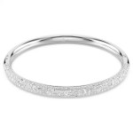 Swarovski armbånd  Sublima bangle Snow pavé, White, Rhodium plated - 5684241