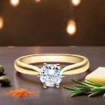 Bilde av Forlovelsesring med Lab Grown diamant i 0.70 ct og River (E) - VVS2 - LG0701807gg