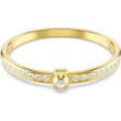 Swarovski armbånd Numina bangle, Round cut, White, Gold-tone plated - 5688493