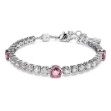 Swarovski armbånd Matrix Tennis Mixed cuts, Pink, Rhodium plated - 5666421