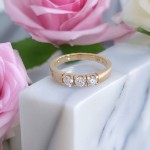 Iselin alliansering i 14 karat gult gull - 85030150