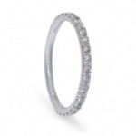 Diamantring i 18 kt gull med diam. 0,40 ct TW-SI - BJR0459