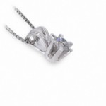 Diamantsmykke Sofia i hvitt gull med 0,30 ct TW-Si-1120730