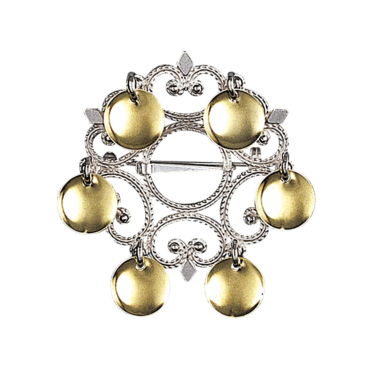 Sølje kvit forgylt - 431500