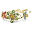 Swarovski armbånd Idyllia bracelet Mixed cuts, Flower, Multicolored, Gold-tone plated - 5717156