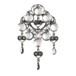 Barnesølje  i hvit sølv - 177100