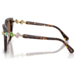 Swarovski solbriller Square shape, Brown - 5724510
