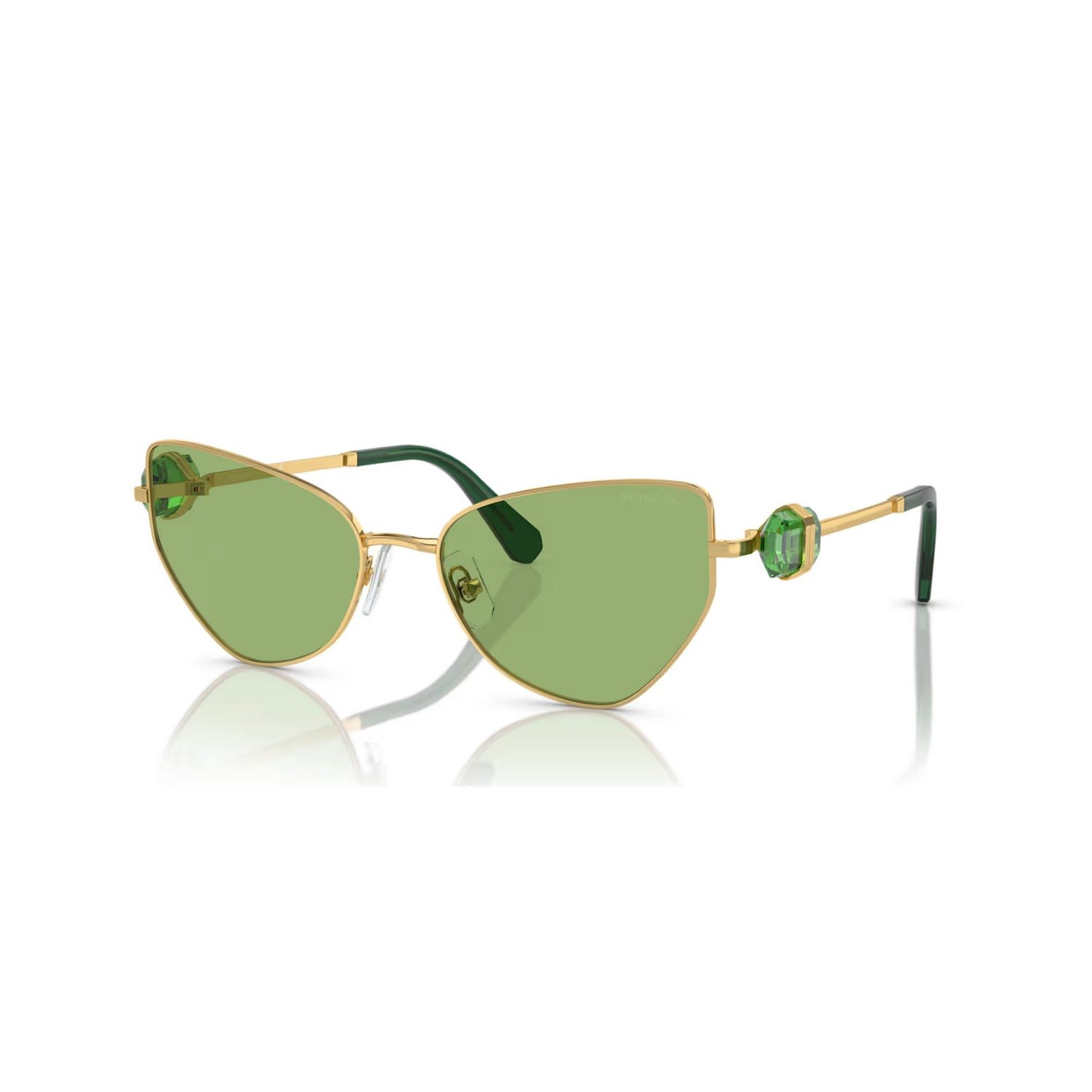 Swarovski solbriller Cat-eye shape, SK7003, Green - 5679537