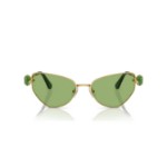 Swarovski solbriller Cat-eye shape, SK7003, Green - 5679537