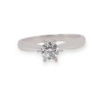 Diamantring forlovelsesring Athene 0,50ct River(D)-SI1-50346