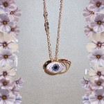Swarovski smykke Symbolica pendant Evil eye, Blue, Gold-tone plated - 5692178