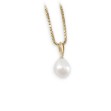 Smykke i 14kt gull med perle - bur210895
