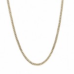 Herrekjede JONAS i forgylt stål , blank, 42cm/5cm - 365069