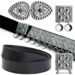 Bunadsbelte til Graffer- og Lundebybunad, 5 deler - 911010