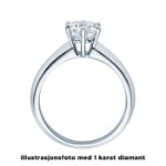 Enstens diamantring Violetta 14 kt gull med 0,40 ct TW-Si.Magic Moments -18003040