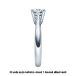 Enstens diamantring Alida 14 kt gull med 0,40 ct TW-Si.Magic Moments -18002040