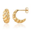 Øredobber Chunky i gult gull 14 kt - 47667