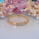 Iselin alliansering i gult gull med diamanter - 85030500