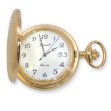 Bonett lommeur double quartz m/mønster inkl. kjede - 428DM