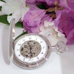 Bonett lommeur, mekanisk skeleton inkl. kjede - 426
