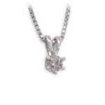 Diamantsmykke i hvitt gull med 0,25 ct TW-Si - 13990025