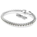 Swarovski armbånd Imber Emily Tennis bracelet Round cut, Black, Rhodium plated - 5734238