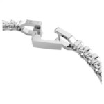 Swarovski armbånd Imber Emily Tennis bracelet Round cut, Black, Rhodium plated - 5734238