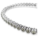 Swarovski armbånd Imber Emily Tennis bracelet Round cut, Black, Rhodium plated - 5734238