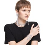 Swarovski armbånd Imber Emily Tennis bracelet Round cut, Black, Rhodium plated - 5734238